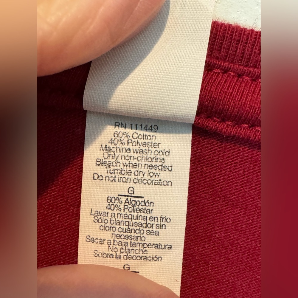 Ideal T - dark red - Large - Maggie B’s - new / washed not worn FREE w/purchase! - Picture 5 of 9